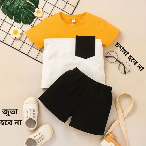 Baby short sleeve t-shirt set