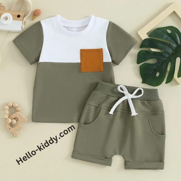 Baby short sleeve t-shirt set