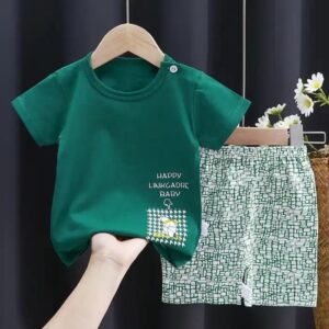 Baby short sleeve t-shirt set