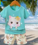 Baby short sleeve t-shirt set