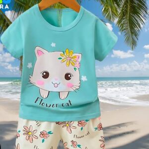Baby short sleeve t-shirt set
