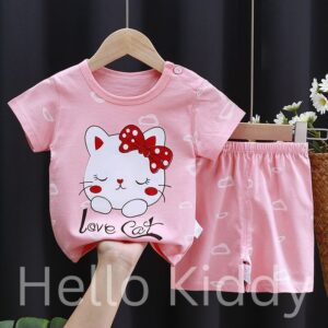 Baby short sleeve t-shirt set