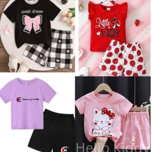 Baby short sleeve t-shirt set