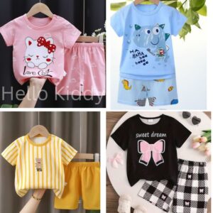 Baby short sleeve t-shirt set