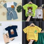 Baby short sleeve t-shirt set
