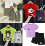 Baby short sleeve t-shirt set
