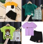 Baby short sleeve t-shirt set