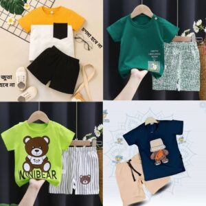 Baby short sleeve t-shirt set