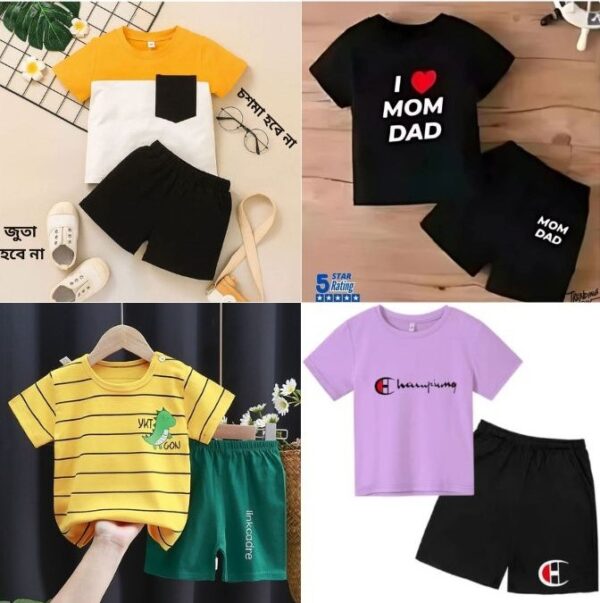 Baby short sleeve t-shirt set
