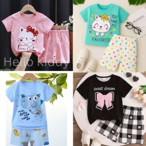 Baby short sleeve t-shirt set