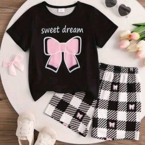 Baby short sleeve t-shirt set