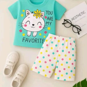 Baby short sleeve t-shirt set